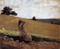 The Green Hill alias auf dem Hügel Realismus Maler Winslow Homer